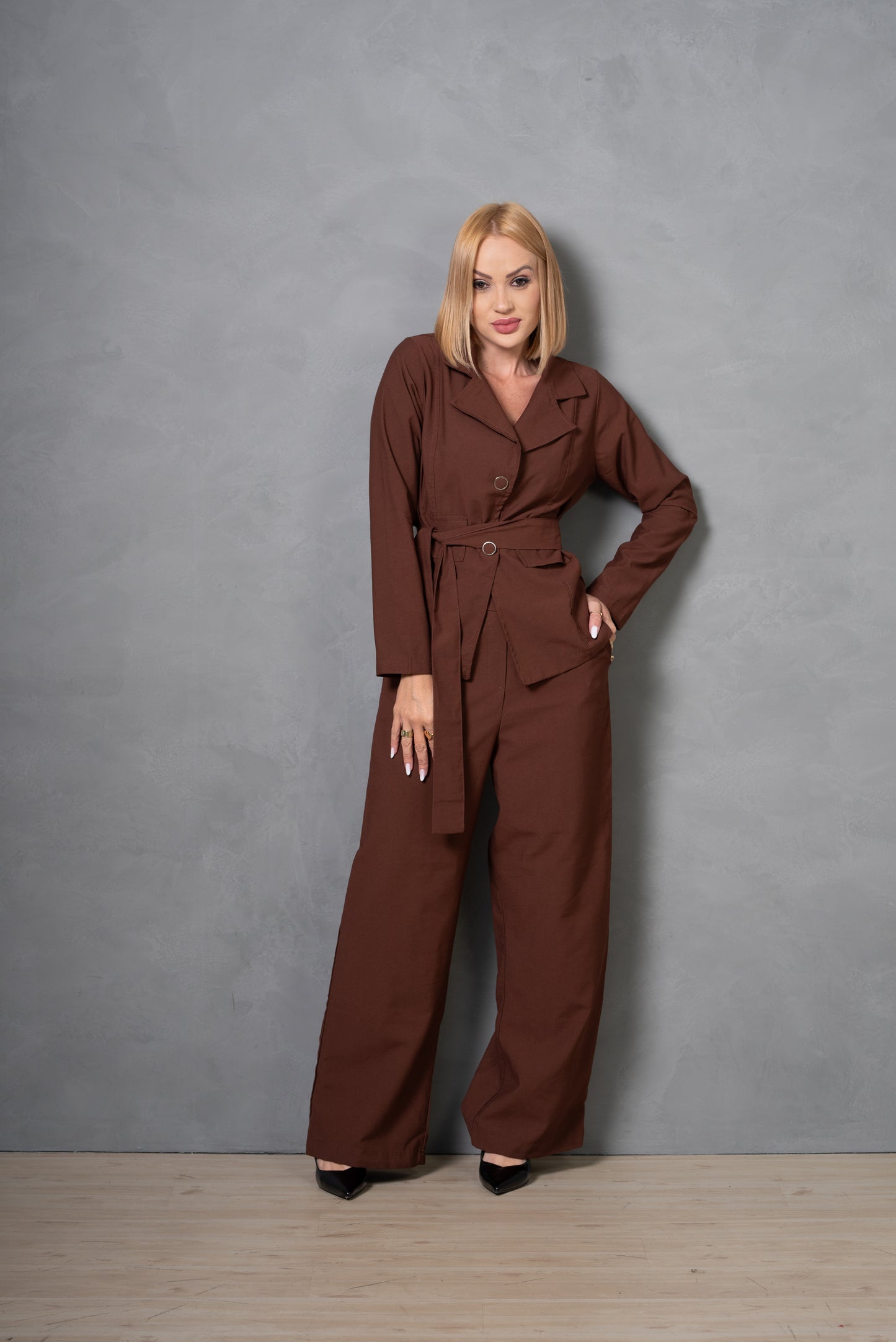 Conjunto Feminino Blazer e Calça Social Elegante